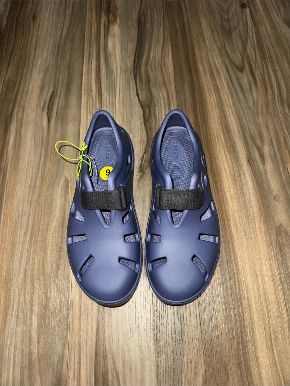 OOFOS Oocandoo Recovery Sandal Mens Size 9 Womens Size 11 Water Drop Blue NWT